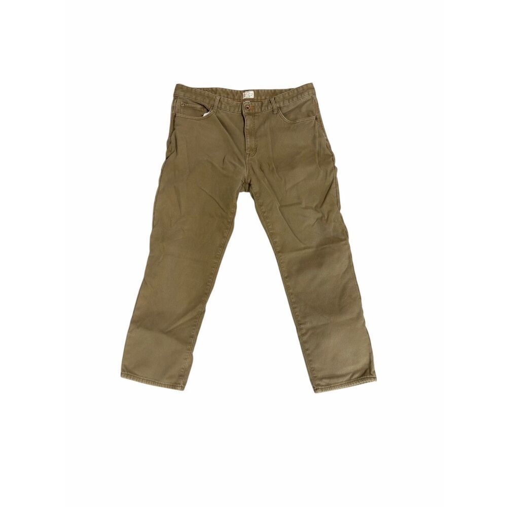 Weatherproof Vintage Fleece Lined Work Pants Men’s 40 X 32 Brown Vintage Regular